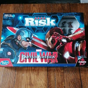 MARVEL RISK GAME : CAPTAIN AMERICA CIVIL WAR - IN VGC - Picture 1 of 12