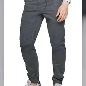 Pantalones de chándal Matchstick gris con cordón en la cintura para hombre, talla grande, ¡nuevos con etiquetas! - Imagen 1 de 6