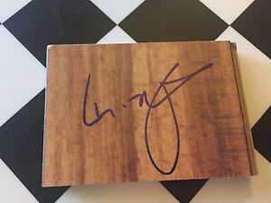 Andrei Kirilenko authentic signed autographed wood floor piece COA