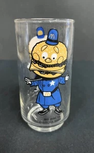 Vintage 1977 Big Mac Police McDonalds Glas Sammler Serie McDonalds Gläser - Bild 1 von 3