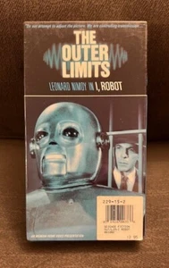 The Outer Limits I Robot VHS MGM Video 1990 Leonard Nimoy NEW SEALED - Foto 1 di 3