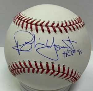 Brewers Hall of Famer ROBIN YOUNT Signed Official Baseball AUTO w/ "HOF 99"  JSA - Picture 1 of 1