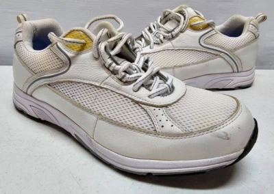 Tênis esportivo Drew Athena feminino tamanho 10,5 M branco corrida caminhada - Imagem 1 de 4