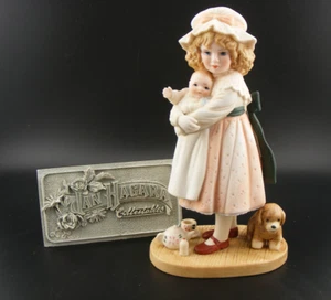 Figura de porcelana vintage 1984 B&J's Dealer Club "Adrianne" Jan Hagara Auto'd - Imagen 1 de 3