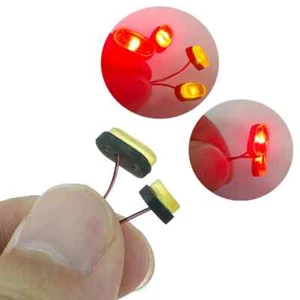 LED Warning Light Side Lamp for 1/10 1/14 RC Crawler Car Traxxas TRX4 Scania - Picture 1 of 8