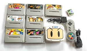 Lot 6 SFC Super Bomberman 1 2 3 4 5 Panic Bomber Nintendo Super Famicom Japan - Picture 1 of 24