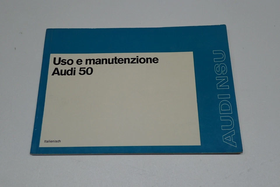 LIBRETTO USO E MANUTENZIONE NSU AUDI 50 - Immagine 1 di 1