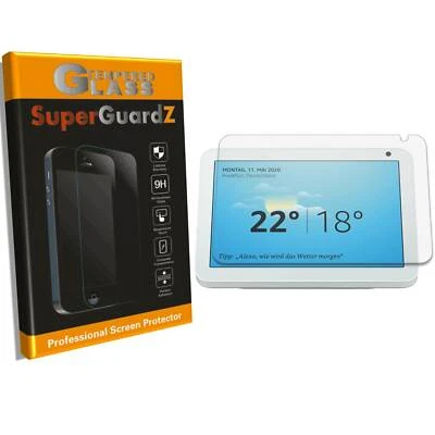 SuperGuardZ Tempered Glass Screen Protector Guard Shield For Amazon Echo Show 8 - Image 1 of 4