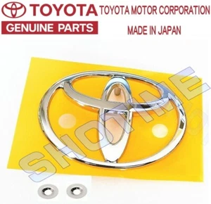 Juego de insignias y clips emblema delantero TOYOTA GENUINO 93-99 CELICA ST202 ST205 GT-FOUR - Imagen 1 de 1