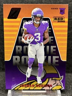 2023 Panini Zenith #157 Jordan Addison Red Zone (RC) Minnesota Vikings - Image 1 of 2