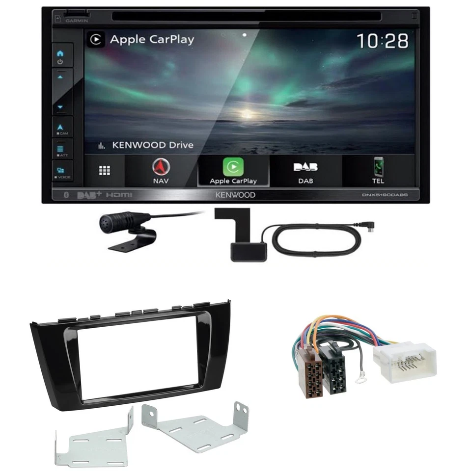Kenwood DNX-5190DABS CarPlay Android Auto Einbauset für Mitsubishi Space Star - Bild 1 von 1