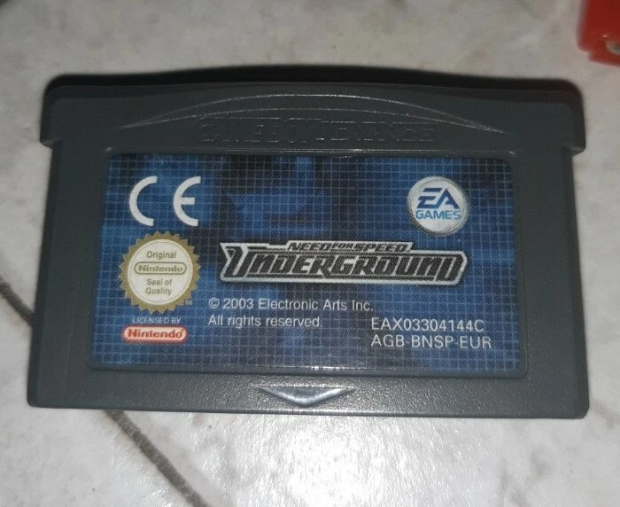 Need For Speed Most Wanted Gameboy Advance GBA Nintendo DS Lite Corse Auto Race - Image 1 of 1