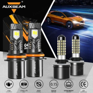 For Chevy Cavalier 2000-2005 AUXBEAM Canbus 6500K LED Headlight Hi-Lo Fog Lights - Picture 1 of 12