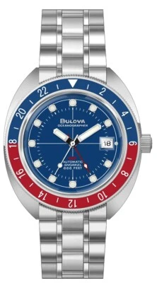Bulova Men's Oceanographer Automatic Silver Stainless Steel Watch 41 MM 96B405 - Image 1 of 2