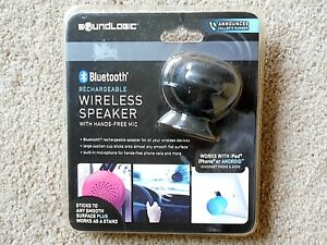 Soundlogic Bluetooth Rechargeable Wireless Speaker w/Hands Free Mic