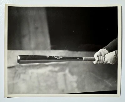 1934-36 TYPE 1 PHOTO - SPALDING DIAMOND BALL BASEBALL BAT AD PROMO GEORGE BURKE - Image 1 of 4