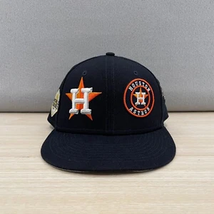 Houston Astros New Era World Series 59FIFTY Hat Men's Size 7 5/8 Black - Picture 1 of 6