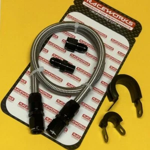 Raceworks RWM-005 0.45m 18" 4AN a 1/8" NPT Línea Trenzada para Montaje Sensor Remoto - Imagen 1 de 4