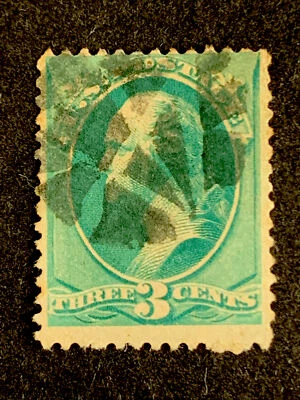 2/886 US Stamps 1880s Scott #? 3c UNH Beautiful Fancy Cancel Fresh See Pictures - Image 1 of 2