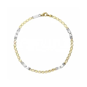 18K SOLID Gold Bracelet for Men • 18K Solid Gold Chain Bracelet • Made in Italy - Picture 1 of 8