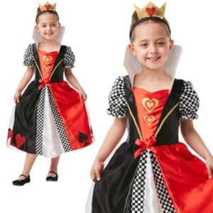 Costume Da Festa Per Bambine Regina Di Cuori Storia Illustrata - Foto 1 di 5