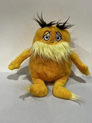 Kohl's Cares /博士 Seuss The Lorax Character 黄色毛绒填充 12 英寸 预爱 — 第 1/3 张图片