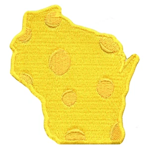 Green Bay Wisconsin Cheese State gestickter Bügelbild Aufnäher - Bild 1 von 2