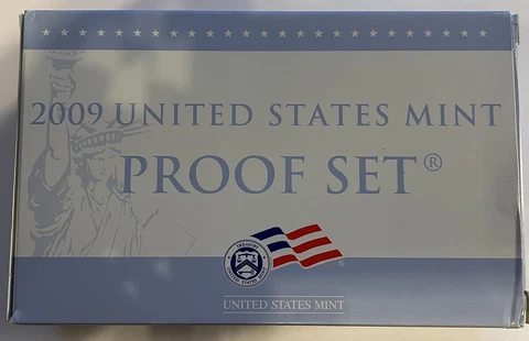 2009-S U.S. Mint CLAD PROOF SET with BOX & COA - 18 GEM COINS - BIG SET - BB Cover