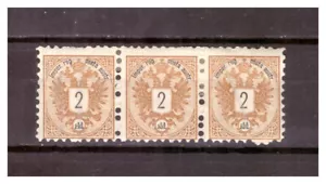 Österreich um 1870 Sammlung Post in der Levante Wiener Aufdruck Streifen Falz - Bild 1 von 1