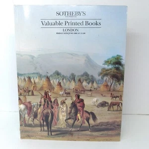 Sotheby’s London Auction Catalog Sale June 24th 1988 VALUABLE PRINTED BOOKS - Picture 1 of 14
