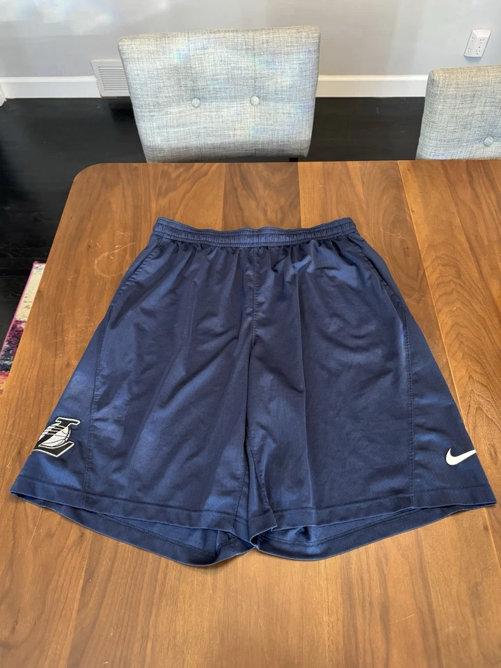 Pantalones Cortos de Práctica de Entrenamiento Nike Los Angeles Lakers Dri Fit Azul Marino Foto 1 de 4