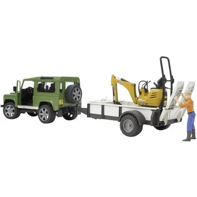 bruder PKW Modell Land Rover Defender Fertigmodell PKW Modell
