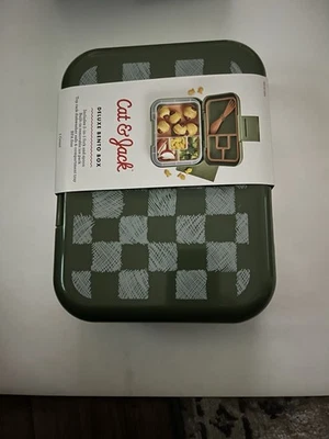 Cat and Jack Deluxe Bento Box with Cutlery Set /Removable Ice Pack Brand New - Image 1 of 4