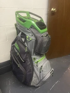 Sun Mountain C130 Supercharged Golf Bag, 14 Way Top Grey/Green - RARE - Picture 1 of 14