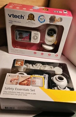 Christmas BABY Coming! VTech Monitor and Home Safety Items.Baby Items Lot - Image 1 of 4