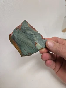 Gary Green Jasper Old Stock Cabbing Slab Polishes Fantastic! 53 Grams - Picture 1 of 5