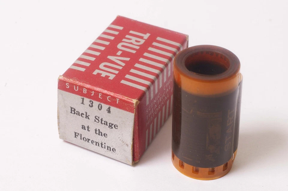 C13277~ 3D Tru-Vue BACK STAGE AT THE FLORENTINE No. 1304 c.1940s - Image 1 of 1