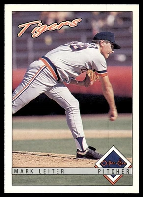 1993 O-Pee-Chee Mark Leiter Detroit Tigers #174 - Image 1 of 2