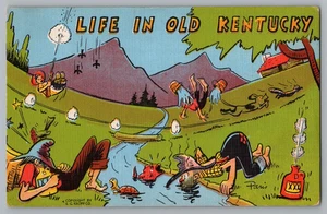 Life in Kentucky Postcard - Picture 1 of 2