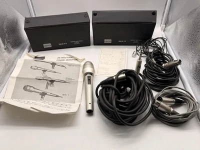 Vintage Fostex M411 Variable Directional Dynamic Microphone (Tested) 80s HIFI - Image 1 of 4