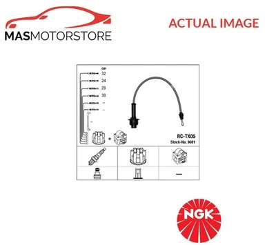 IGNITION CABLE SET LEADS KIT NGK 9681 P FOR TOYOTA MODELL F,HILUX IV,LITEACE - Image 1 of 4