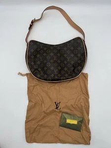 LOUIS VUITTON Croissant Monogram Schultertasche Braun Gebraucht Original - Bild 1 von 20