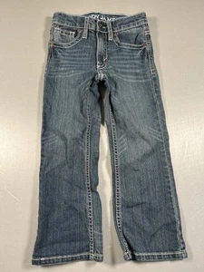 Cody James Jeans Boys 5 Blue Denim Straight Leg Adjustable Waist Western Kids - Picture 1 of 9