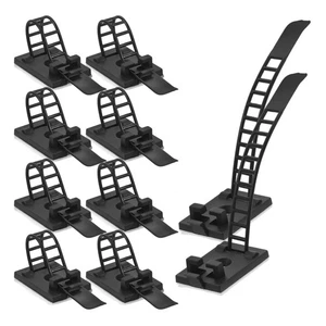 100 Pcs Fascette Per Fissaggio Cavi Ufficio TACCHE DI FORNIZIONE - Afbeelding 1 van 12