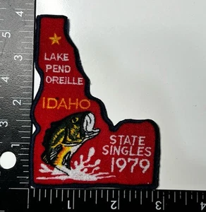 Polo Ralph Lauren Idaho State Singles 1979 pesca hierro en parche - Imagen 1 de 4