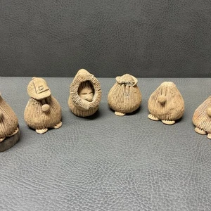 Lote De 6 Estatuillas De Colección Trog Claycrafters Taller Capitán Esquimal Ballplayer - Imagen 1 de 3