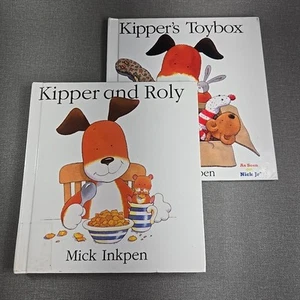 Kipper's Toybox~Kipper and Roly by Mick Inkpen ~ 2000 Vintage 2 Hardcover Books - Picture 1 of 16