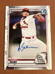 2020 1st Bowman Chrome Alvaro Seijas #CPA-AS Auto Cardinals - Picture 1 of 2