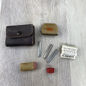 Vintage Erazor Razor With Extra Blades & Pouch/Case - Picture 1 of 10