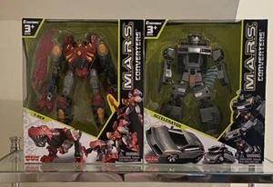 Cybotronix M.A.R.S. Converters ACCELERATOR & T-REX  Action Figures - Picture 1 of 23